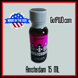 1 Bottle of Amsterdam Cleaning Solvent 15 ML