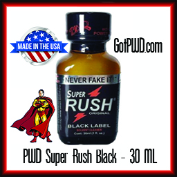 1 Bottle of PWD Super Rush Black Cleaning Solvent 30ML