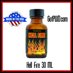 1 Bottle of Hell Fire Gold Cleaning Solvent 30ML