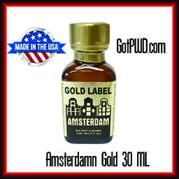 1 Bottle of Amsterdam Gold Cleaning Solvent 30ML