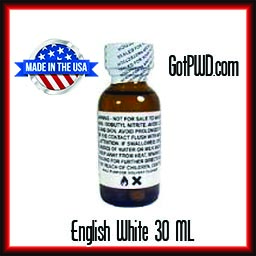 1 Bottle of English White Label Cleaning Solvent 30 ML