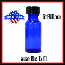 1 Bottle of Taiwan Blue Cleaning Solvent 15 ML - Click Image to Close